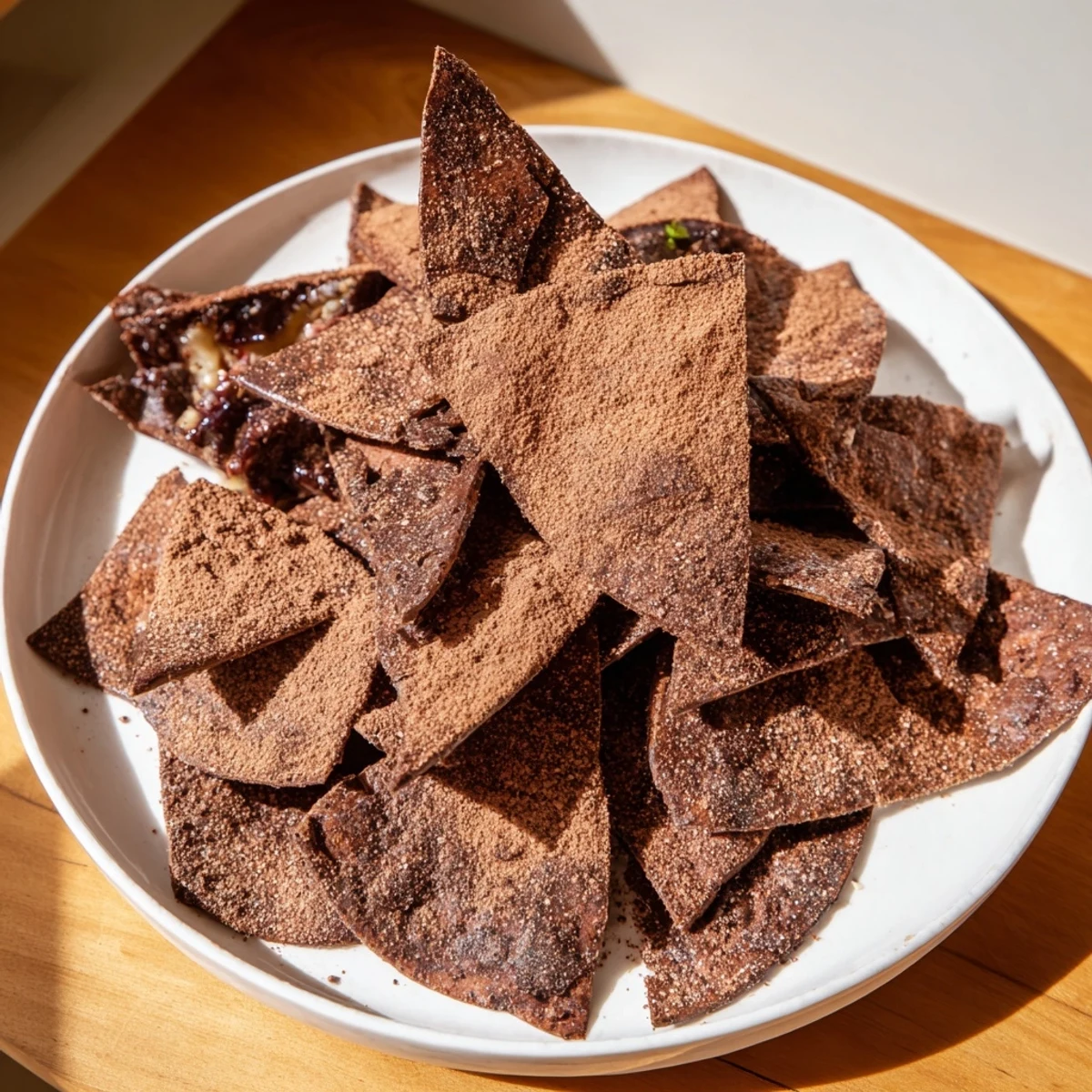 Crispy chocolate Dessert Chips & Salsa paired with sweet, refreshing fruit salsa dip.
