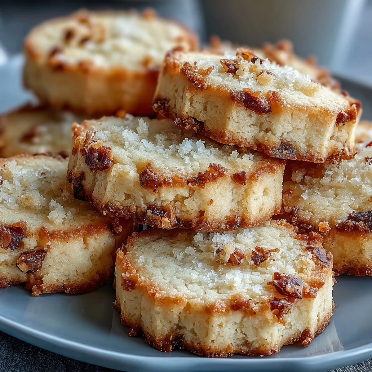 Buttery shortbread cookies infused with fragrant cardamom, offering a melt-in-your-mouth texture and warm spice aroma.