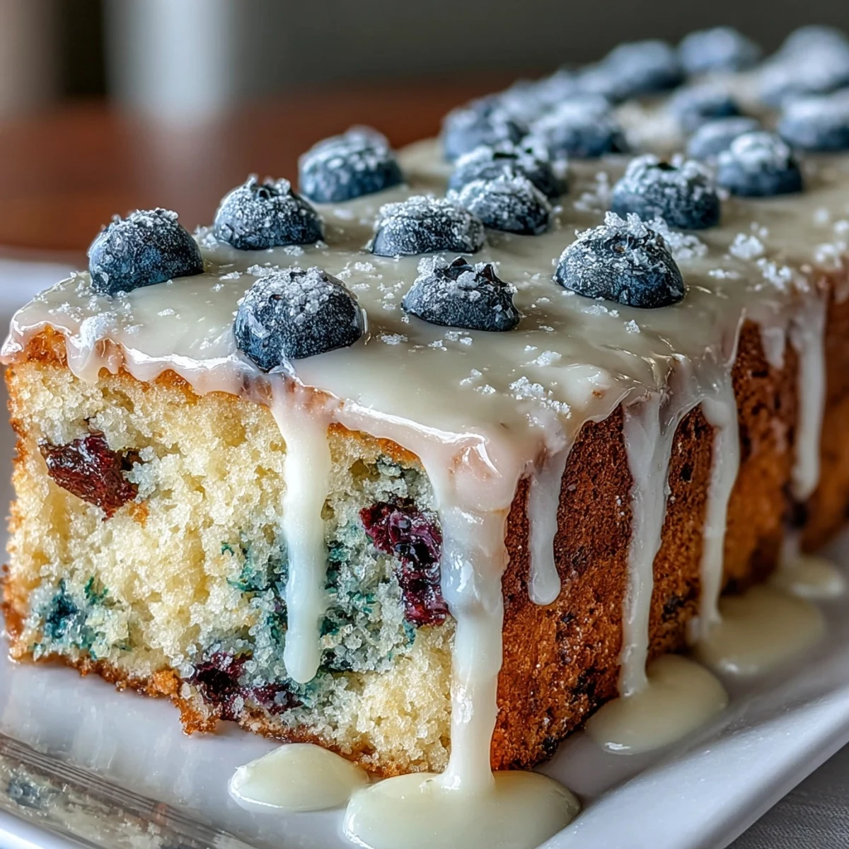 Baby Shower Blueberry Lemon Cake