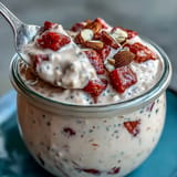 Strawberry Vanilla Overnight Oats