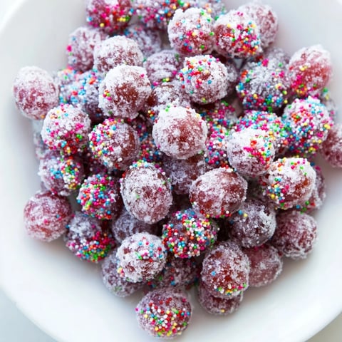 Festive, vibrant image showcasing icy Quick Frozen Grape Treats, ready for a refreshing summer treat.