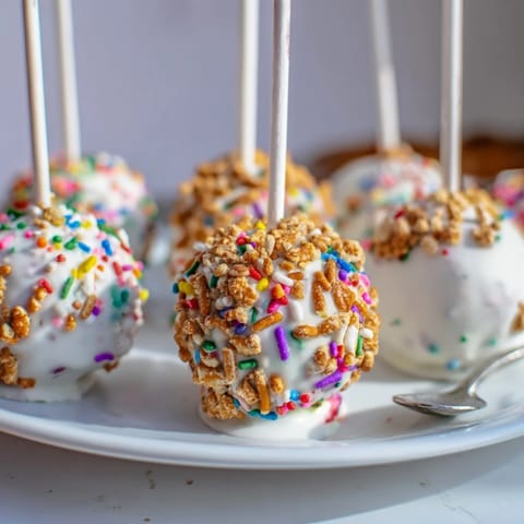 Funfetti Spicy Pretzel Cake Pops #123