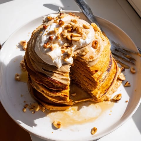 Pumpkin Spice Peanut Butter Pancakes #125