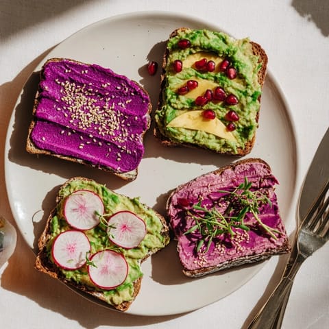 Bright Bold Breakfast Toasts #154