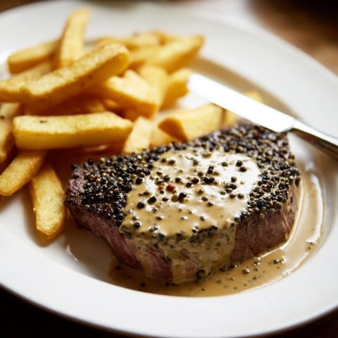 Classic Peppercorn Ribeye Fries