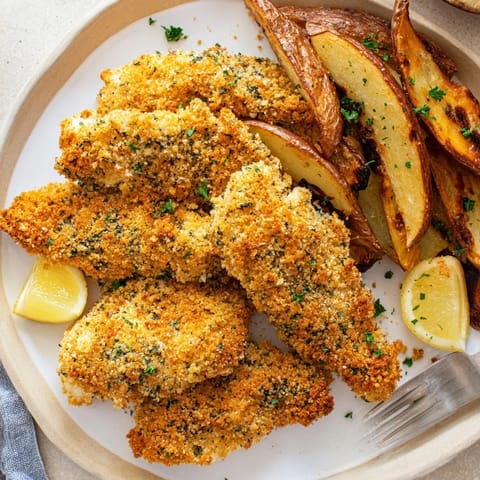 Herbed Chicken Potato Wedges