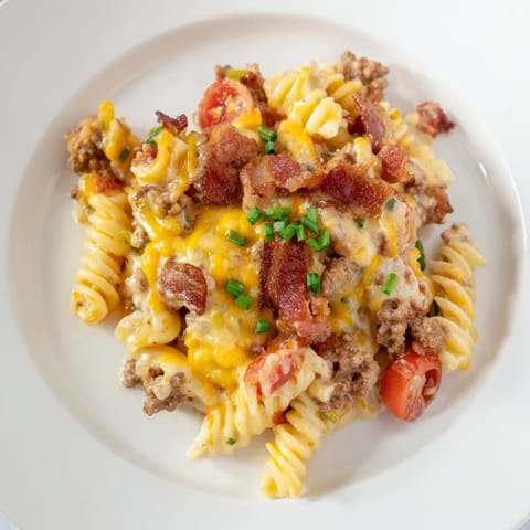 Bacon Cheeseburger Pasta Bake