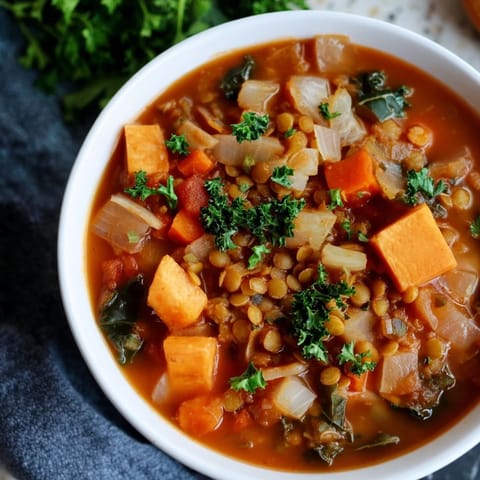 Winter Vegetable Lentil Soup