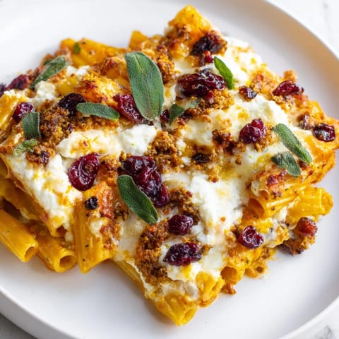 Cranberry Sage Feta Pasta