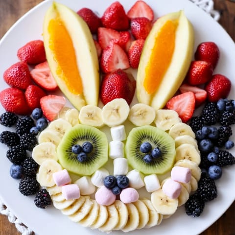 Bunny Face Fruit Salad