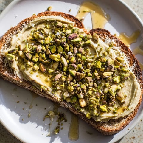 Pistachio Butter Toast