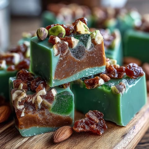 Festive St. Patrick's Day charcuterie board with green candies, themed treats, and sweet snacks arranged artfully for a party spread.