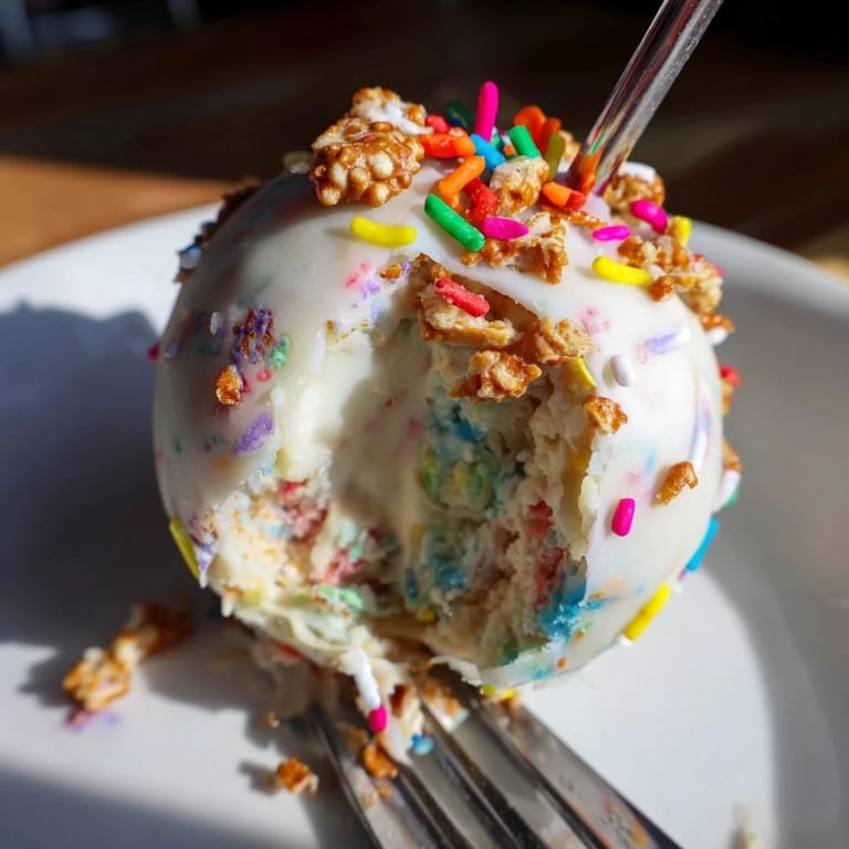Delicious Funfetti Spicy Pretzel Cake Pops with a hint of spice and crunchy topping.