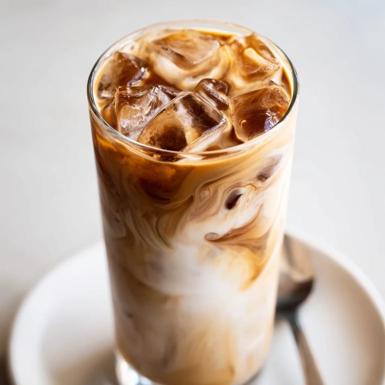 Enjoy a rich Tahini Iced Coffee with a nutty flavor and sweet finish.  