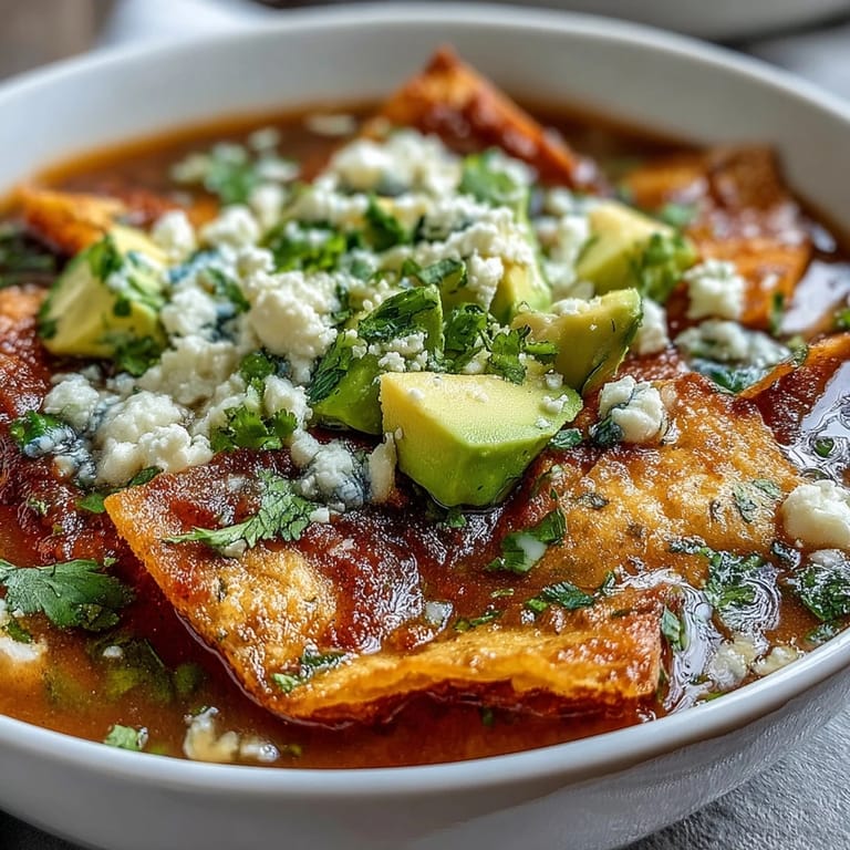 Ladle the smoky broth over crunchy tortilla strips for a comforting Sopa Azteca dinner.