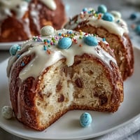 Easter Bunny Cake with Hidden Sprinkle Center, a festive dessert with a whimsical bunny shape and surprise sprinkle-filled center, perfect for Easter celebrations.